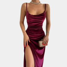 Mouwloze Zomerjurk met Split – Elegant & Comfortabel