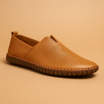 Ademende lage herenschoenen met gripzool voor heren, perfect voor autorijden, wandelen en zomers gebruik. Lichtgewicht en stijlvol ontwerp.