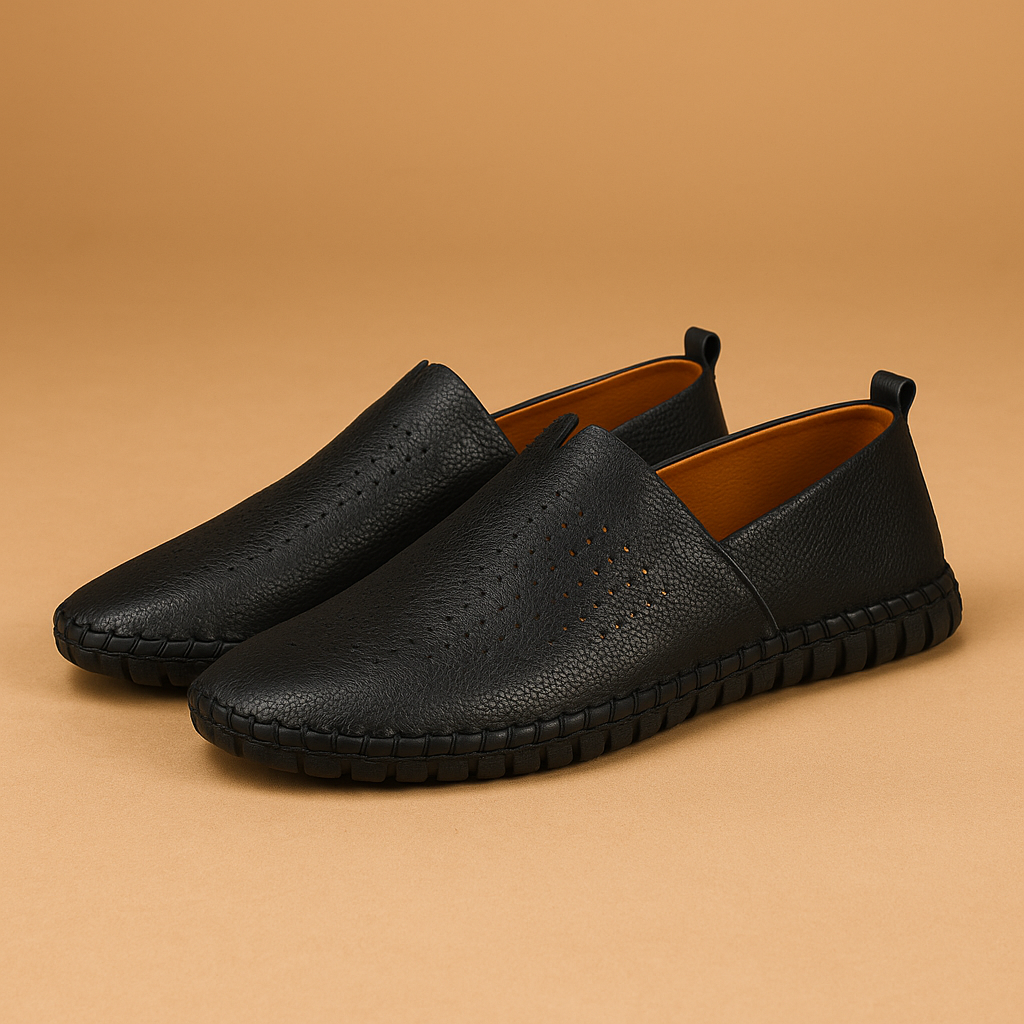 Ademende lage herenschoenen met gripzool voor heren, perfect voor autorijden, wandelen en zomers gebruik. Lichtgewicht en stijlvol ontwerp.