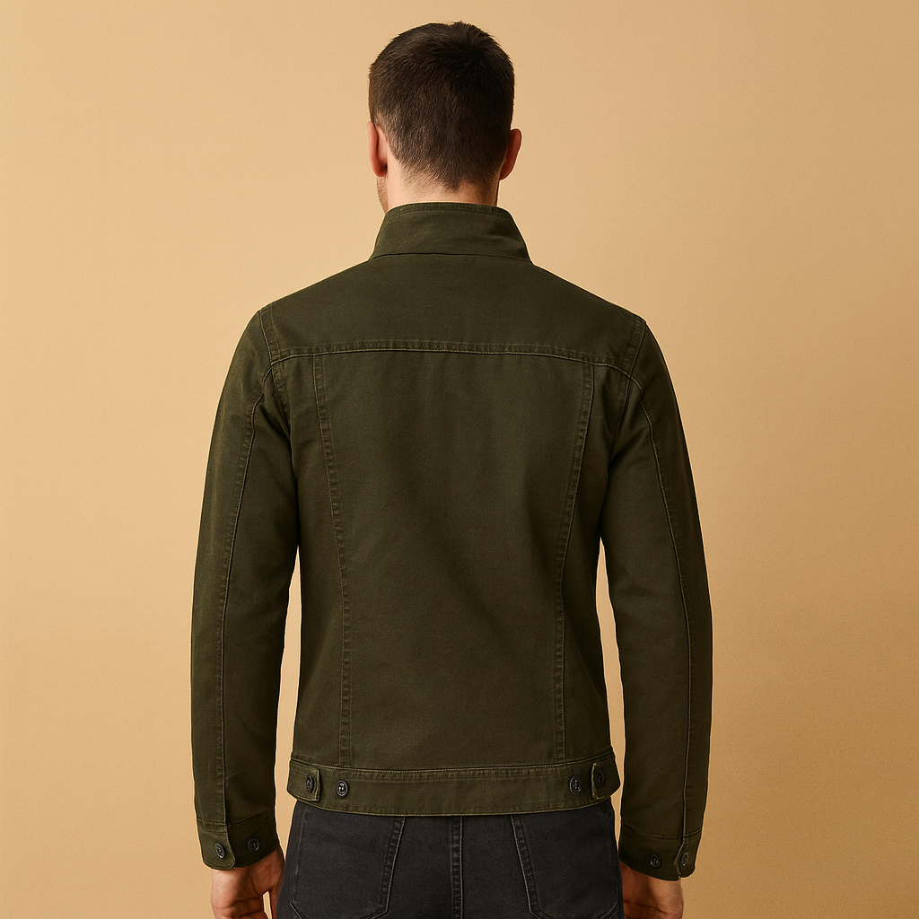 Stoere bikerjacke voor heren met lange mouwen, tijdloos design en comfortabele pasvorm, ideaal voor dagelijks gebruik en avondlooks.