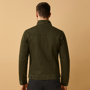 Stoere bikerjacke voor heren met lange mouwen, tijdloos design en comfortabele pasvorm, ideaal voor dagelijks gebruik en avondlooks.