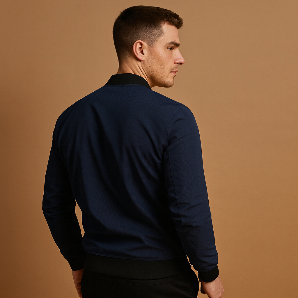 Bomberjack voor heren met rits, lichtgewicht en comfortabel, perfect voor dagelijks gebruik en stijlvolle casual outfits.