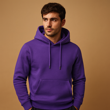 Casual heren hoodie met capuchon en kangoeroezak, zachte stof en comfortabele pasvorm. Perfect voor dagelijks gebruik en sportieve looks.
