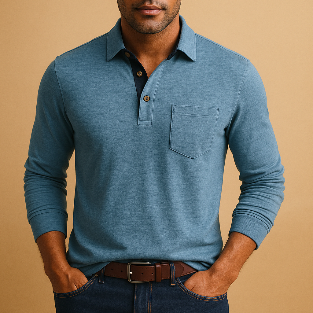 Casual herenoverhemd van katoen met borstzak en knoopsluiting, perfect voor dagelijks gebruik en een verzorgde uitstraling.