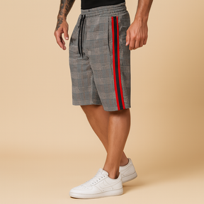 Casual short voor heren met elastische tailleband, moderne fit en comfortabele stof, ideaal voor vrije tijd en zomerse dagen.