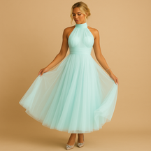 Chique damesjurk met elegante pasvorm en tijdloos design, geschikt voor feestelijke gelegenheden, casual uitstapjes en formele settings