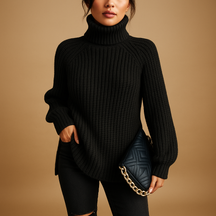 Elegante dames coltrui met warme col en zachte stof, ideaal voor herfst, winter en stijlvolle lagen