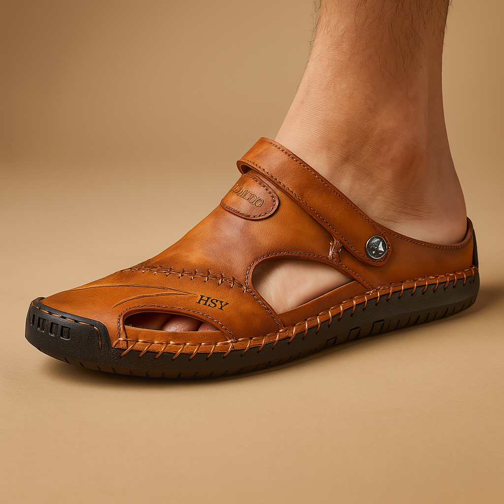 Lichtgewicht wandelsandalen voor heren met dubbele band en ademend ontwerp – ideaal voor dagelijks gebruik, wandelen en buitenactiviteiten.