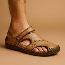 Lichtgewicht wandelsandalen voor heren met dubbele band en ademend ontwerp – ideaal voor dagelijks gebruik, wandelen en buitenactiviteiten.