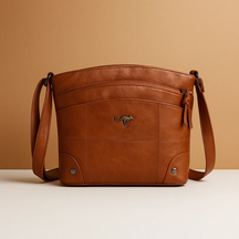 Dames schoudertas met effen kleur, compact ontwerp en elegante afwerking. Ideaal voor dagelijks gebruik of een avondje uit.