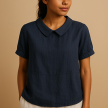 Dames blouse met getailleerde pasvorm en klassiek ontwerp, ideaal voor kantooroutfits en nette gelegenheden.