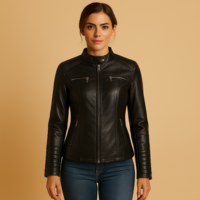 Elegante damesjas met licht getailleerde pasvorm, ideaal voor casual en formele outfits tijdens koude dagen.