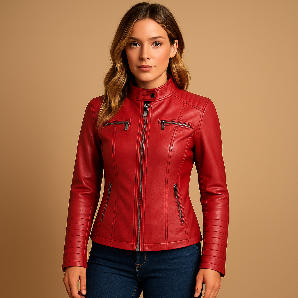 Elegante damesjas met licht getailleerde pasvorm, ideaal voor casual en formele outfits tijdens koude dagen.