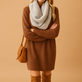 Stijlvolle damesjurk met tijdloos design en comfortabele pasvorm, perfect voor dagelijks gebruik, werk of speciale gelegenheden