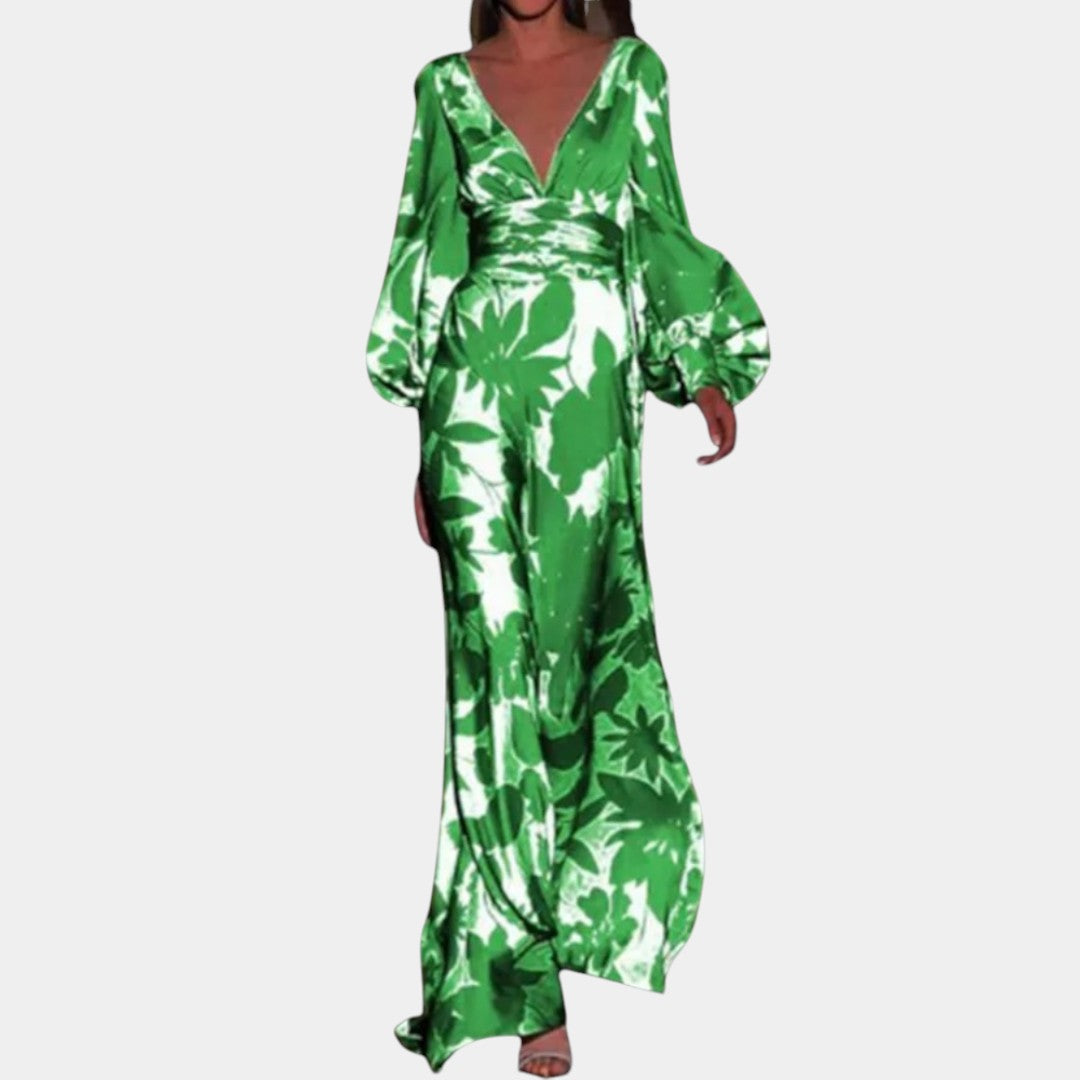 Elegante damesjurk op kniehoogte met flatterende pasvorm, geschikt voor feestjes, bruiloften of casual dagen.