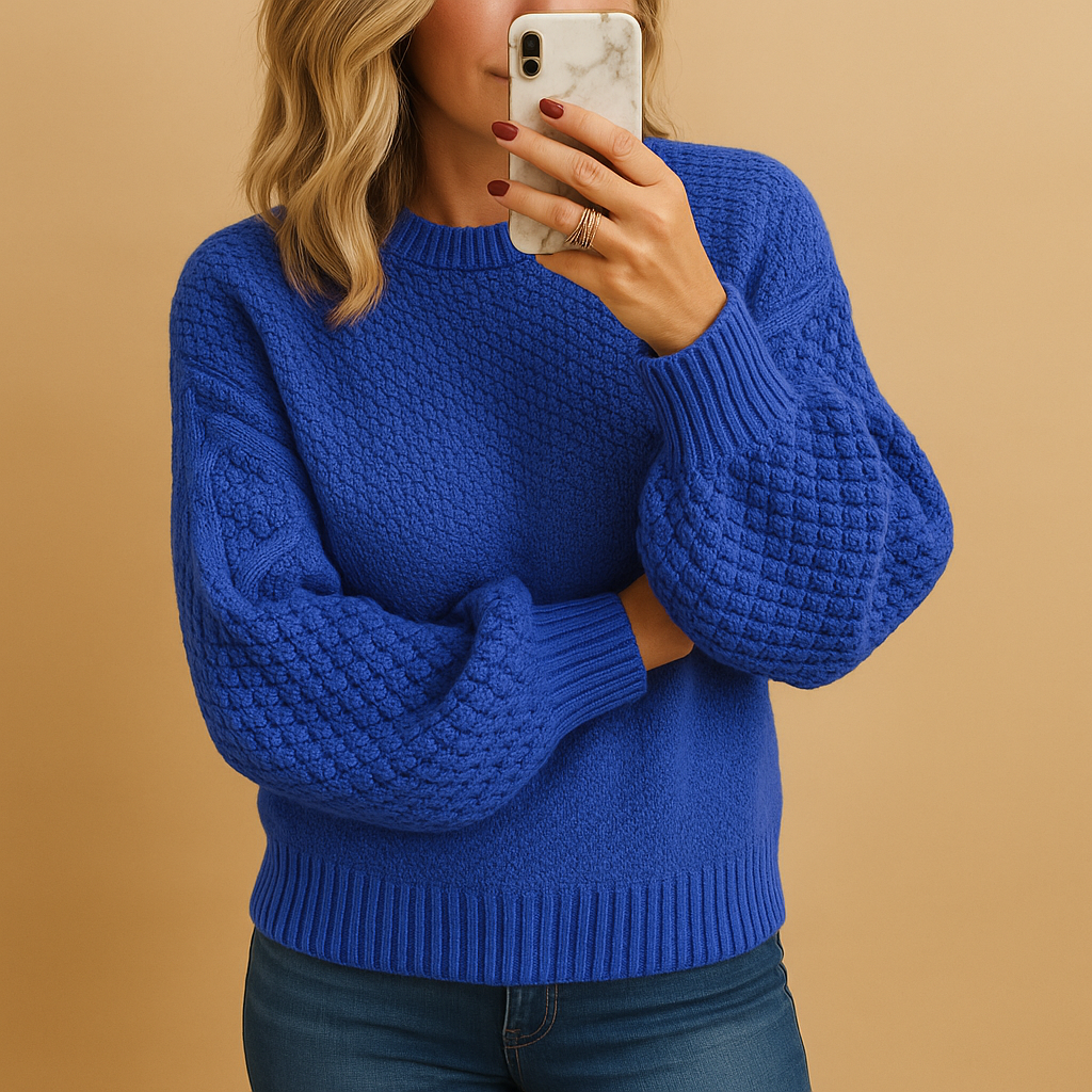 Damestrui met comfortabele en elegante pasvorm, ideaal voor herfst en winter. Tijdloos ontwerp in diverse warme kleuren.
