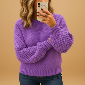 Damestrui met comfortabele en elegante pasvorm, ideaal voor herfst en winter. Tijdloos ontwerp in diverse warme kleuren.