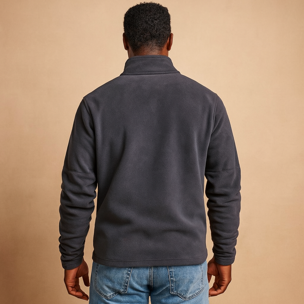 Fleece pullover voor heren met halve rits, zachte stof en comfortabele pasvorm. Ideaal voor koude dagen, casual gebruik en outdoor activiteiten.