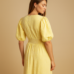 Flowy maxi-jurk voor dames met knoopsluiting en lange mouwen, perfect voor casual en formele gelegenheden het hele jaar door.