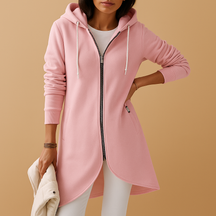 Gebreid casual damesvest met rits in beige, zwart, khaki, roze en grijs, gemaakt van zachte katoenmix voor een comfortabele en stijlvolle look.