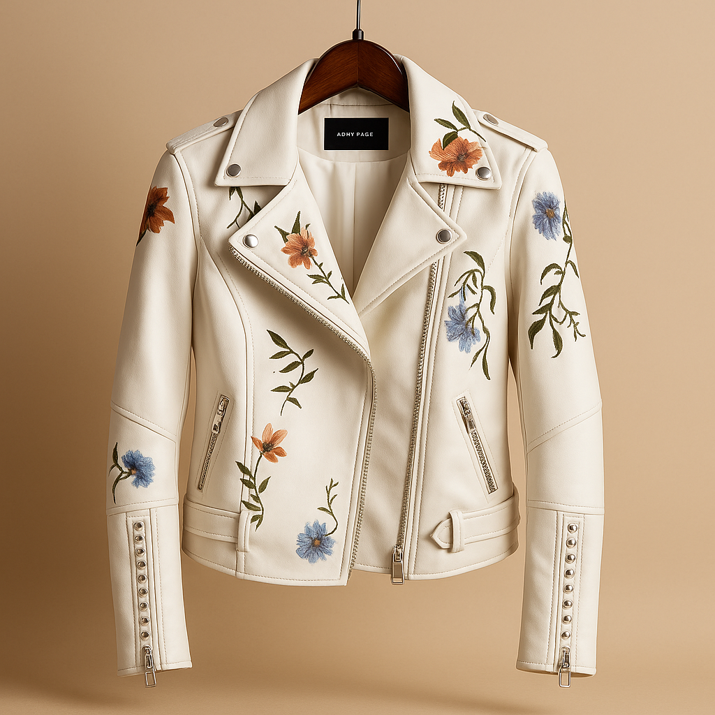 Damesjack met getailleerde pasvorm en ritszakken in zwart of beige, ideaal voor casual en geklede outfits.