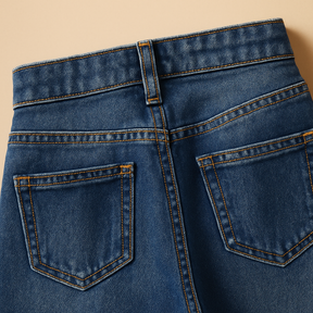 High-waisted jeans voor dames met losse pasvorm, ideaal voor casual outfits en dagelijks comfort. Perfect te combineren met tops of truien.
