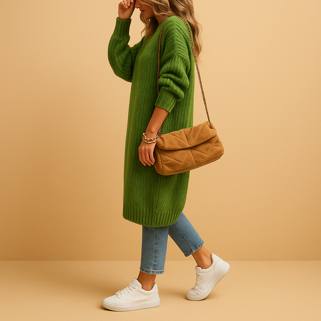 Klassiek gebreid damesvest met open voorkant en lange mouwen. Zacht, warm en perfect voor winter en tussenseizoenen in meerdere kleuren.