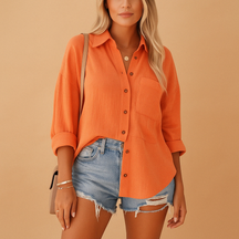 Marije | Klassiek poloshirt met lange mouwen voor dames