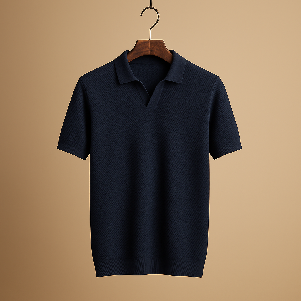 Klassiek heren poloshirt met kraag en moderne pasvorm, ideaal voor werk, casual outfits of een verzorgde weekendlook