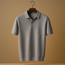 Klassiek heren poloshirt met kraag en moderne pasvorm, ideaal voor werk, casual outfits of een verzorgde weekendlook