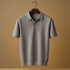 Klassiek heren poloshirt met kraag en moderne pasvorm, ideaal voor werk, casual outfits of een verzorgde weekendlook