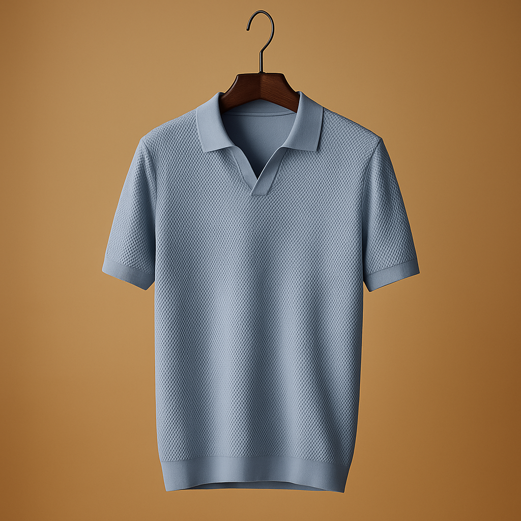 Klassiek heren poloshirt met kraag en moderne pasvorm, ideaal voor werk, casual outfits of een verzorgde weekendlook