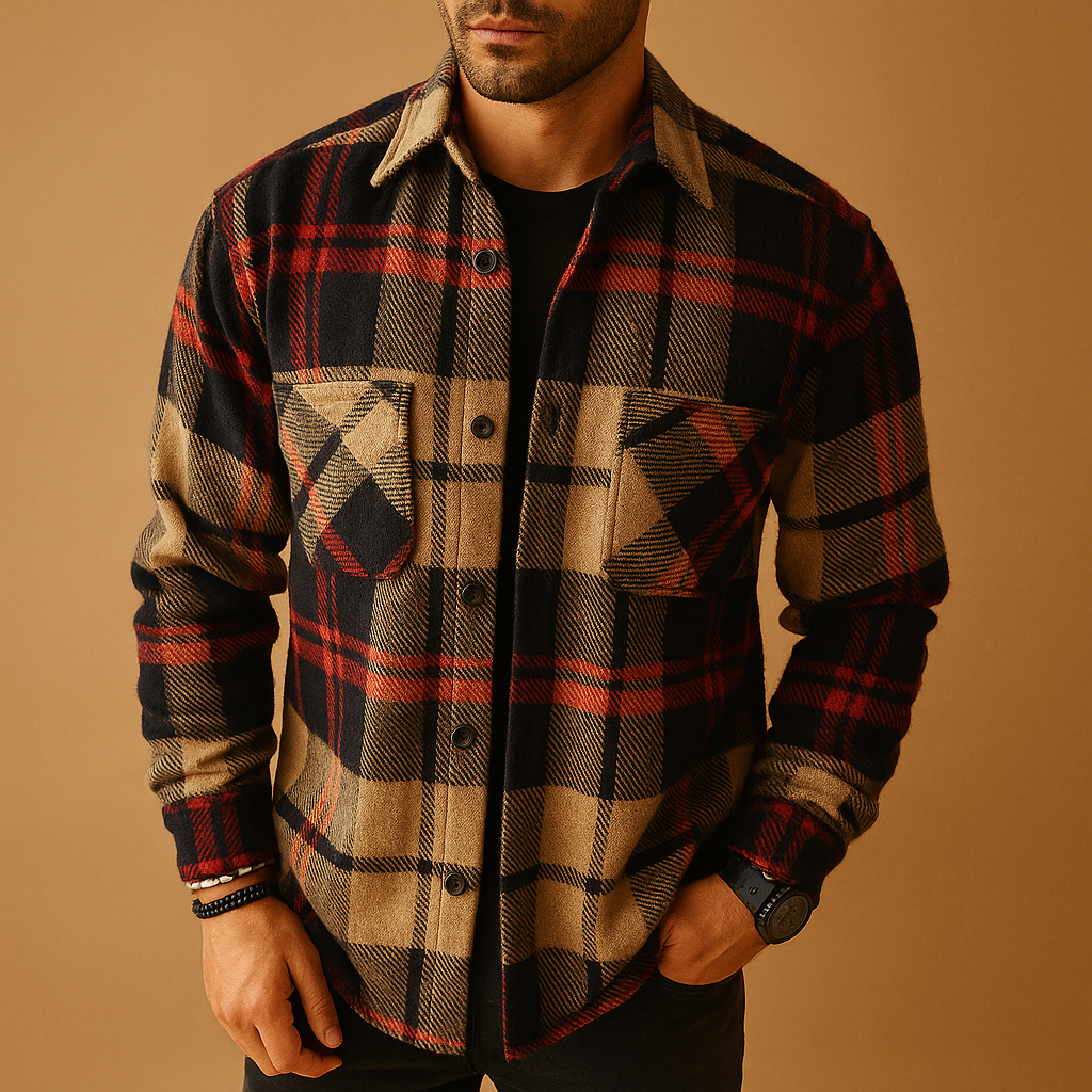 Heren shirt met lange mouwen in klassiek effen design – beschikbaar in meerdere kleuren voor werk, vrije tijd en formele gelegenheden.