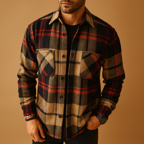 Heren shirt met lange mouwen in klassiek effen design – beschikbaar in meerdere kleuren voor werk, vrije tijd en formele gelegenheden.