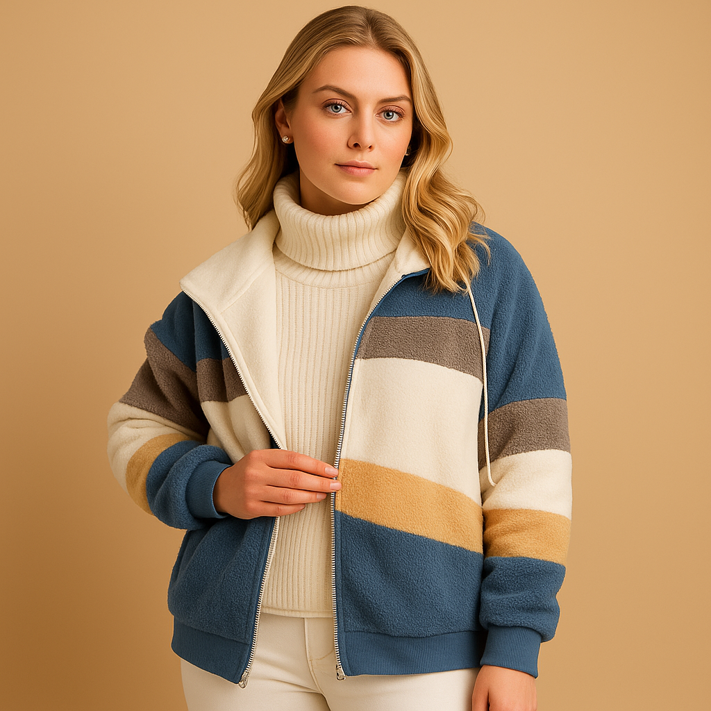 Lange winterjas voor dames met zachte textuur en elegante pasvorm, ideaal voor koude dagen, dagelijkse outfits en stijlvolle winterse looks.