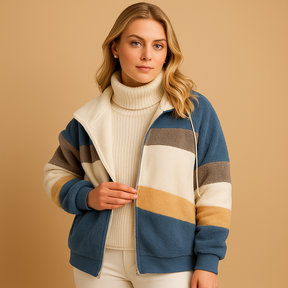 Lange winterjas voor dames met zachte textuur en elegante pasvorm, ideaal voor koude dagen, dagelijkse outfits en stijlvolle winterse looks.