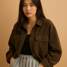 Dames zomerjack van corduroy in lichtgewicht en ademende stof, ideaal voor dagelijks gebruik en casual zomeroutfits.