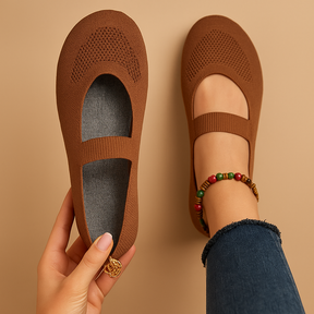 Slip-on schoenen voor dames met ademend ontwerp en comfortabele demping, ideaal voor dagelijks gebruik en warme dagen.