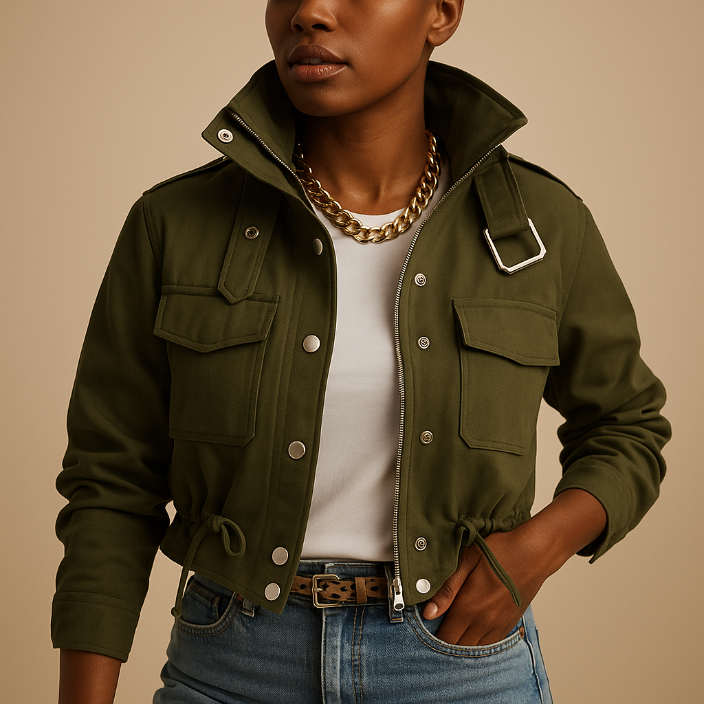 Lichtgewicht zomerjas voor dames met getailleerde pasvorm en modern design. Ademend, stijlvol en ideaal voor dagelijks gebruik of semi-formele gelegenheden.