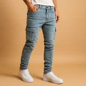 Losvallende katoenen-linnen herenbroek in neutrale kleuren, ideaal voor zomerse dagen en dagelijks gebruik met ademend draagcomfort.