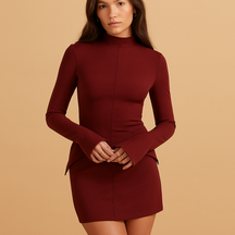 Minimalistische chique jurk voor dames in elegante kleuren met verfijnde details, geschikt voor formele én casual gelegenheden.