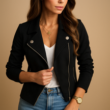 Minimalistische elegante jas voor dames met tijdloze snit en comfortabele pasvorm. Perfect voor dagelijks gebruik, casual outfits en kantoorlooks.