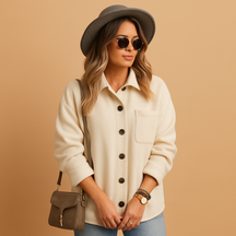 Mouwloos dames wintervest in zacht materiaal met klassieke pasvorm, ideaal voor laagjes en casual winterlooks.