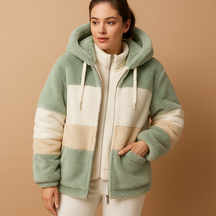 Oversized vintage gebreid jack voor dames met comfortabele pasvorm en zijzakken. Warm en stijlvol, ideaal voor casual winterlooks of als cadeau.