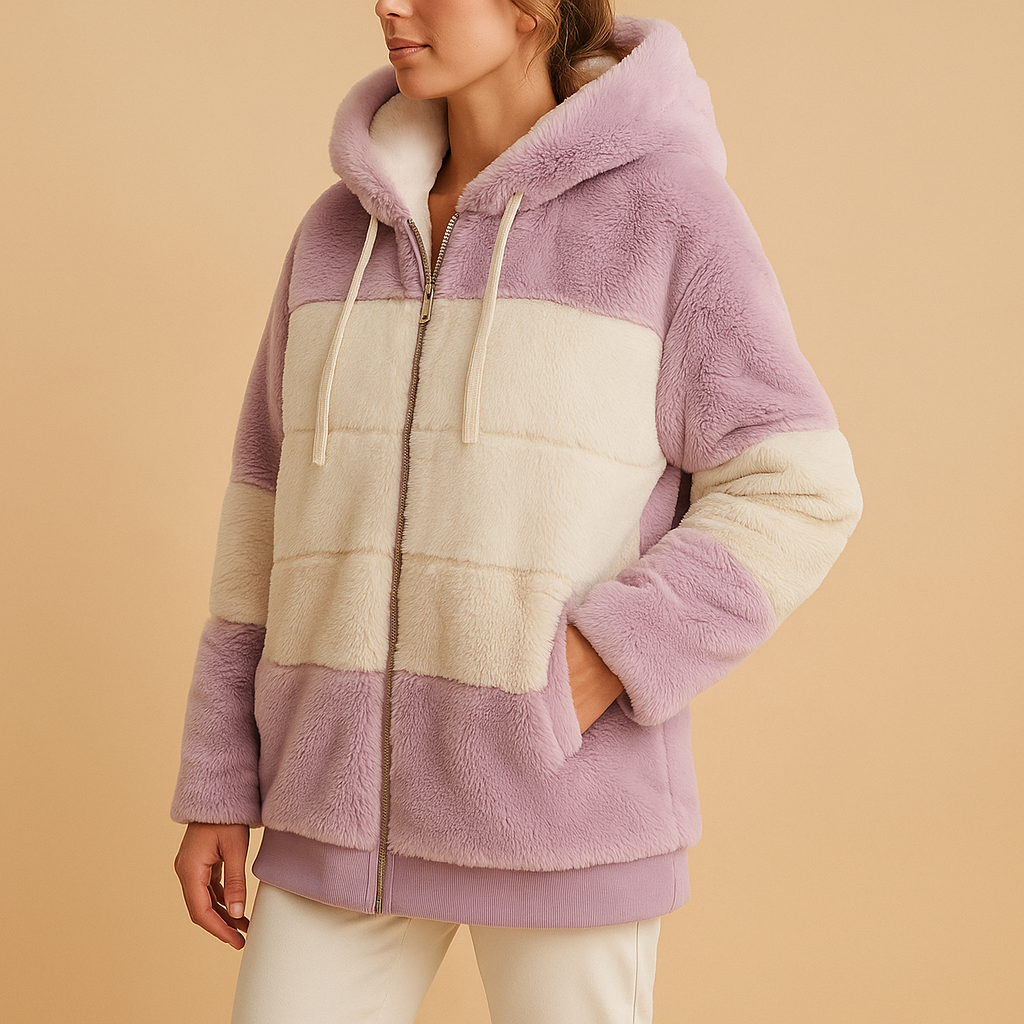 Oversized vintage gebreid jack voor dames met comfortabele pasvorm en zijzakken. Warm en stijlvol, ideaal voor casual winterlooks of als cadeau.