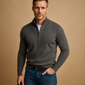 Heren vest met rits in een tijdloos ontwerp, ideaal voor herfst en winter, geschikt voor dagelijks gebruik en casual gelegenheden