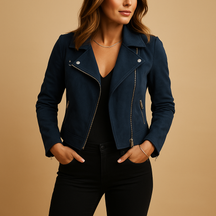 Streetstyle voorjaarsjas voor dames met relaxte pasvorm en getailleerd silhouet. Perfect voor lente layering en stijlvolle dagelijkse looks.