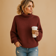 Tijdloze gebreide trui voor dames in zachte duurzame stof, perfect voor casual en formele looks, geschikt voor elk seizoen.