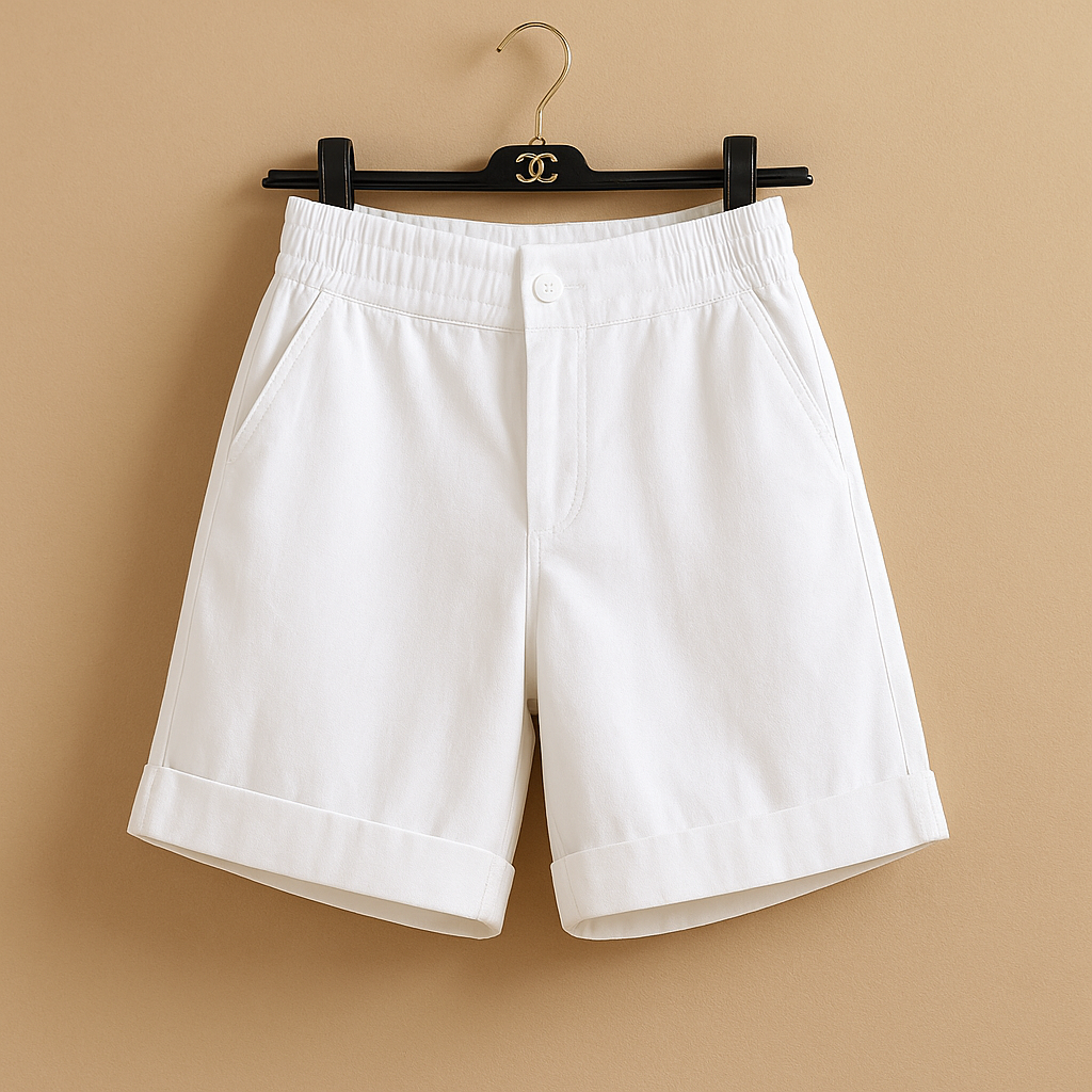 Tijdloze dames korte broek met luchtig en ademend materiaal, ideaal voor zomerse dagen, vakanties en casual outfits