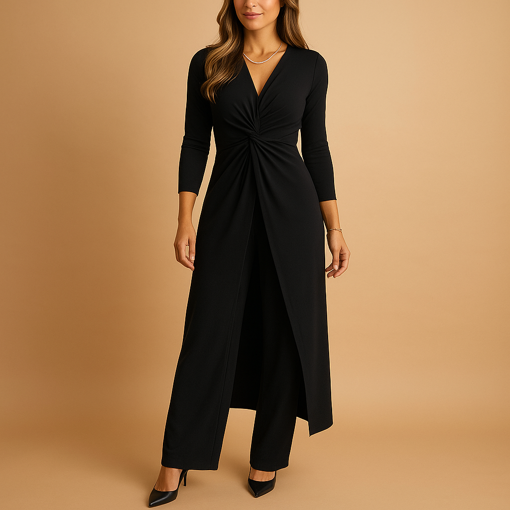 Tweedelige dames lounge set met comfortabele broek en top, ideaal voor casual dagen en ontspannen momenten.